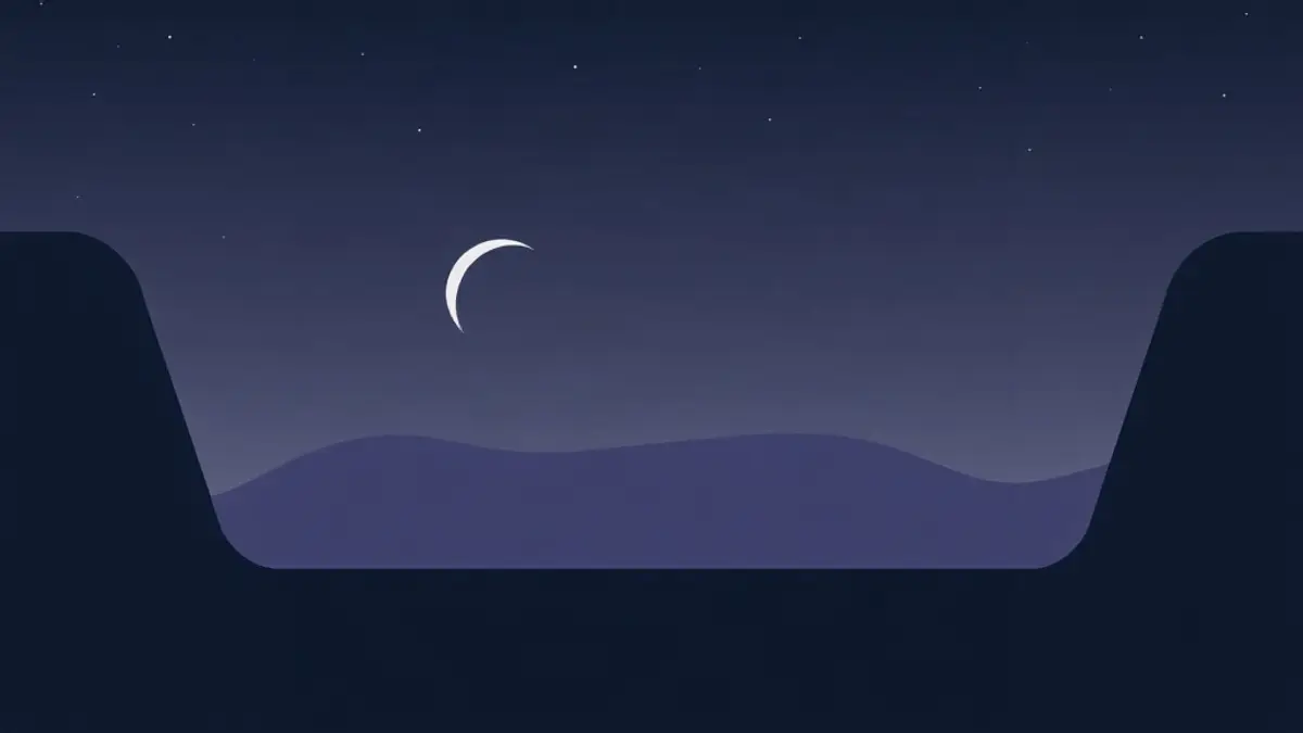 Abstract illustration representing how to get back to sleep after waking up