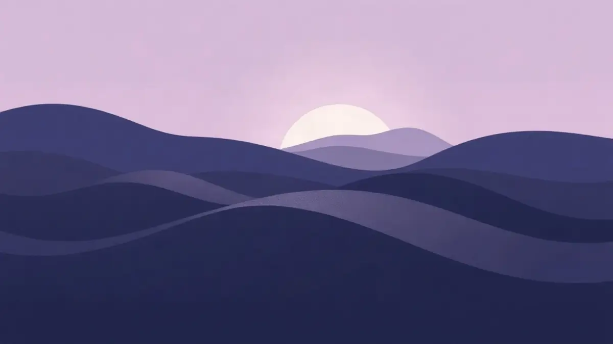 Abstract illustration representing how to sleep in a noisy room