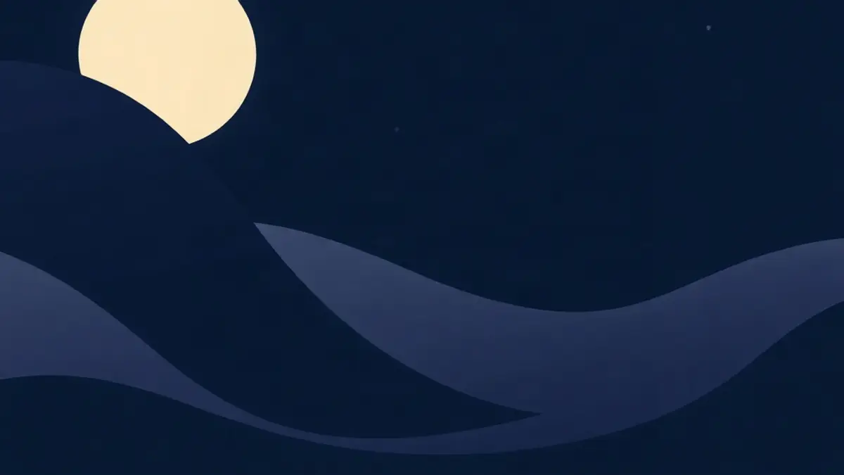 Abstract illustration representing how to reduce snoring — and when to get it checked